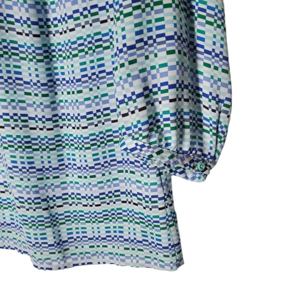 Banana Republic Shirt Blouse Top Career wear Oversized Flowy Art deco style XS - Picture 6 of 11